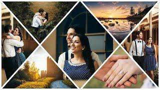 Diamond Triangle Photo Collage Template in Photoshop