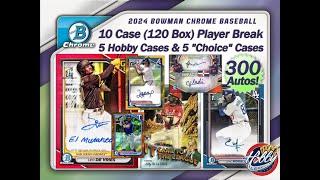 2024 BOWMAN CHROME 10 Case (120 Box) Player Break #3 eBay 09/23/24