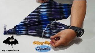 HOW TO TIE DYE | VIOBLUE V PATTERN | ICE DYE | DIY | TRIPPY DYES PRODUCT