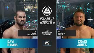 POLARIS BJJ: CRAIG JONES vs DAVI RAMOS | *Full Fight* | World Middleweight Title