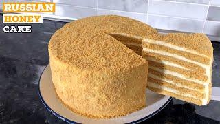 Medovik Russian Honey Cake Recipe | Just Cook!