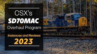 CSX's Flared SD70 Overhauls