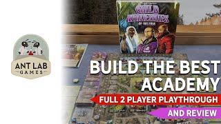 Guild Academies of Valeria | Board Game | Playthrough | Review