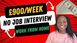 £900/WEEK DATA ENTRY JOBS | NO INTERVIEW NEEDED | WORK FROM HOME, ANYWHERE IN THE WORLD 