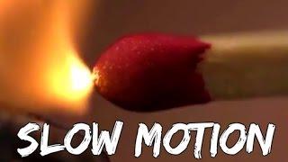 Thrilling Match Burning Experiment in Slow Motion | Slow Mo Lab