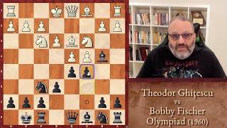 5 Minutes with GM Ben Finegold: Ghițescu vs Fischer, Olympiad (1960)