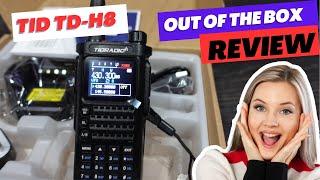 TIDRADIO TD-H8 Handy Talkie "Out of the box" Review