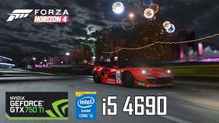 Forza Horizon 4 | Intel Core i5 4690 | GTX 750 TI (2GB) | All Settings 1080p | Benchmark 2024