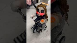 Creepy Tricycle Doll : Big Lots Halloween 2023 #halloween #animatronics