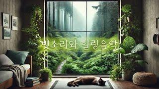 집중! 빗소리와 함께 듣고싶은 힐링음악  | 심신안정 2시간 rain healing music