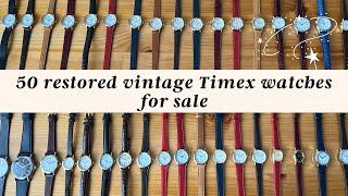 50 Restored Timex Watches for Sale | Vintage Timex Watches for Women and Men