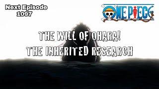 ONE PIECE | Episode 1097 preview | "The Will of Ohara! The Inherited Research"