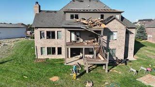 Johnson County storm damage Sunday, June 25, 2023