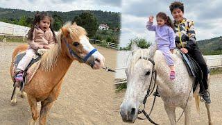 Yusuf, Alya ve Asya At Çiftliğinde @OyuncuYusuf