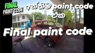 Final Paint code - How to paint cars at home - Classic mini paint project