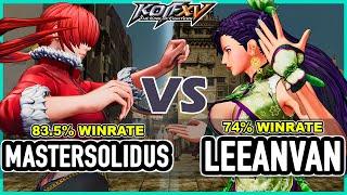 KOF XV  Mastersolidus (Shermie/Benimaru/Ramón) vs Leeanvan (Luong/B.Jenet/Isla)