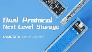 ORICO M.2 SSD Enclosure | NVMe/SATA Protocol Supported