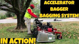 Exmark Vantage 48"/  Accelerator bagger bagging system by Blades of Grass Lawn Care