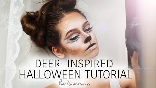 DEER INSPIRED HALLOWEEN MAKEUP TUTORIAL