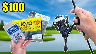 $100 Budget Fishing Challenge (Rod, Reel, Lures)