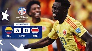 COLOMBIA 3-0 COSTA RICA | HIGHLIGHTS | CONMEBOL COPA AMÉRICA USA 2024™