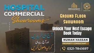 Ground Floor Showroom Hospital Commercial Bahria Town Karachi Broadway Realtor