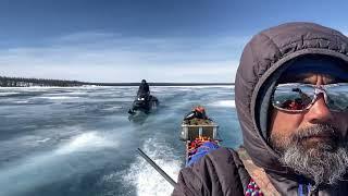 Skidooing on Great Bear Lake May 05, 2024