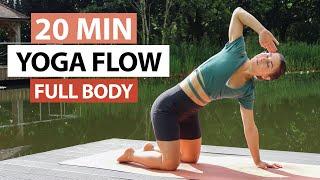 20 Min Yoga Flow For Strength & Flexibility | Full Body Intermediate Yoga