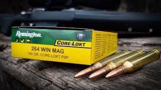 .264 Win Mag Remington Core-Lokt - Remington 700 Sendero Sight In