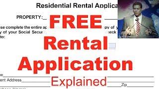 How to Use the Free Rental Application Form by Landlord Guidance