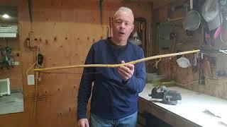 Comanche Style 41 Inch Osage Sinew Backed Bow-See it bend and shoot 169 FPS