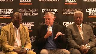 Pearl Washington, Oscar Robertson, Jim Calhoun share memories about college basketball at the Garden