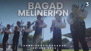 Bagad Melinerion (Vannes) au championnat 2024 des bagadoù de Lorient