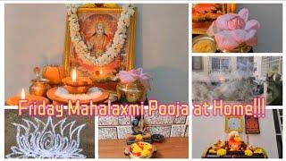 Friday Mahalaxmi Pooja at Home!! #devotional #friday #positivevibes #mahalakshmi #educational