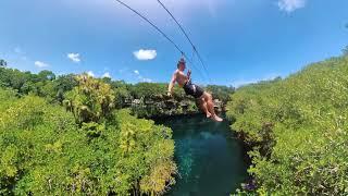 Jaguar cenote in Mexico | Ziplining in Tulum