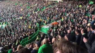 Celtic Fans Standing Section | Scott Sinclair song | North Curve Celtic