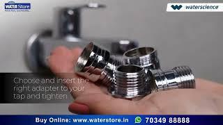 CLEO Tap Filter Installation Steps - Water Science  | WATER Store #tapfilter  #hardwater