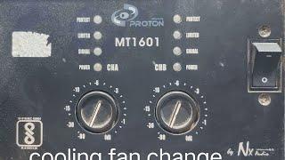 Mt 1601 Power amplifiers cooling fan change