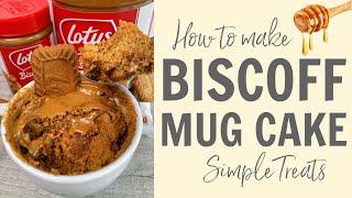 How to make a Biscoff Mug Cake! Recipe #Shorts