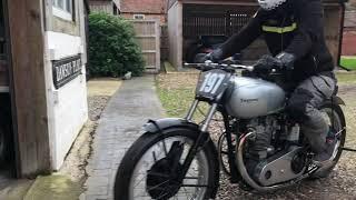 Triumph GP500 Running 2 - Dawson Classic Motorcycles