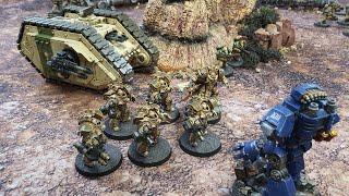 Ultramarines vs. Deathguard - Warhammer Horus Heresy Battle Report