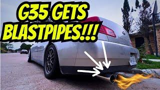 G35 Muffler Delete | BLASTPIPES!