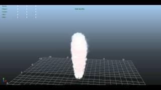 Dynamics Smoke test in Maya - Blinn