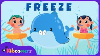 Ocean Animals Freeze Dance - The Kiboomers Kids Dance Songs and Nursery Rhymes