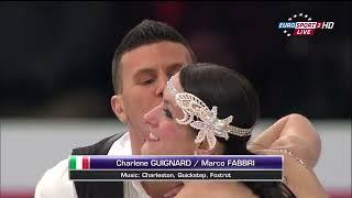 2014 Euros. Charlene GUIGNARD - Marco FABBRI. ITA. Short Dance. 15.01.2014