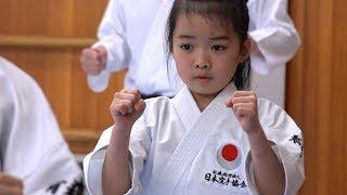 Karate kids basic training! (Aomori, Japan）