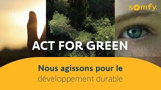 Nous agissons pour un développement durable. Découvrez nos engagements | Somfy