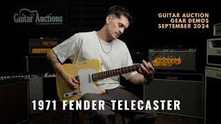 1971 Fender Telecaster | September 2024 Gear Demo | Guitar Auctions at GH