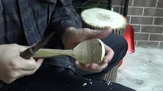 Carving a Wooden Spoon from Start to Finish