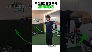 사이드레터럴레이즈 10초만 투자해! #어깨운동